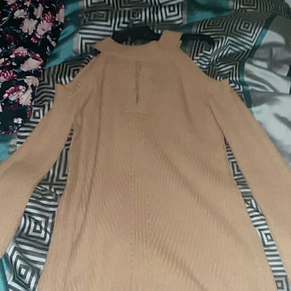 Nude colour dress